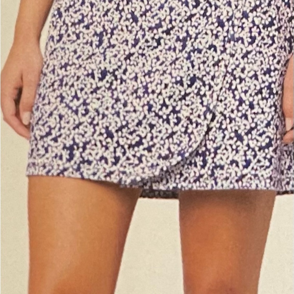 Jones New York faux wrap skirt